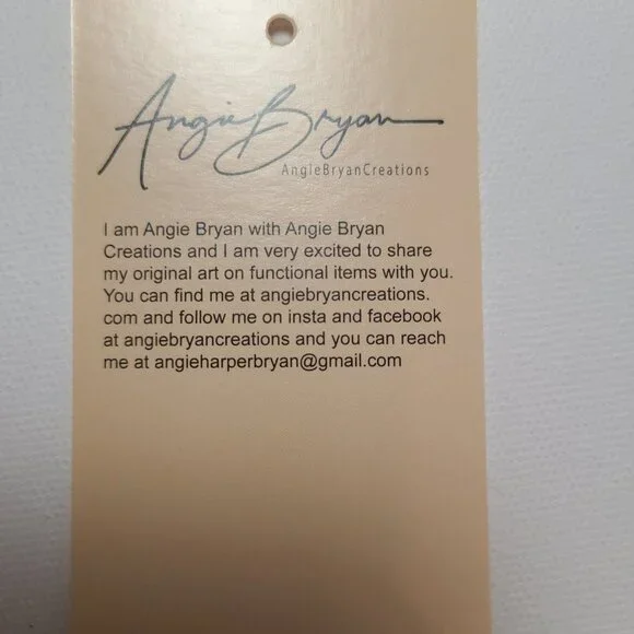 Butterfly Sandstone Coaster created by Angie Bryan of Angie Bryan Creations - Picture 4 of 6